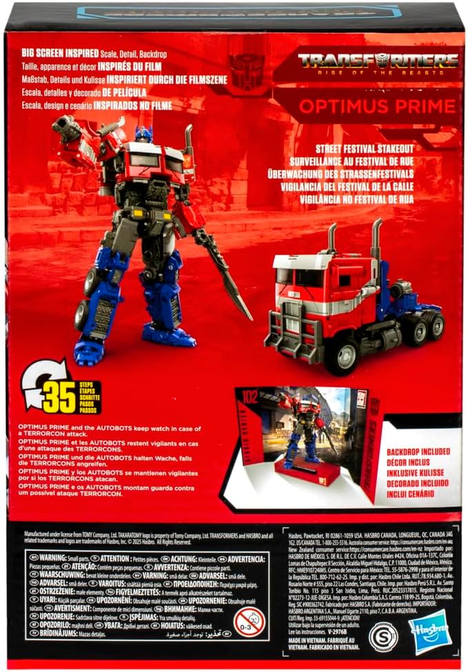 Jouet HASBRO Transformers studio series rise of the beasts optimus prime action figure 5