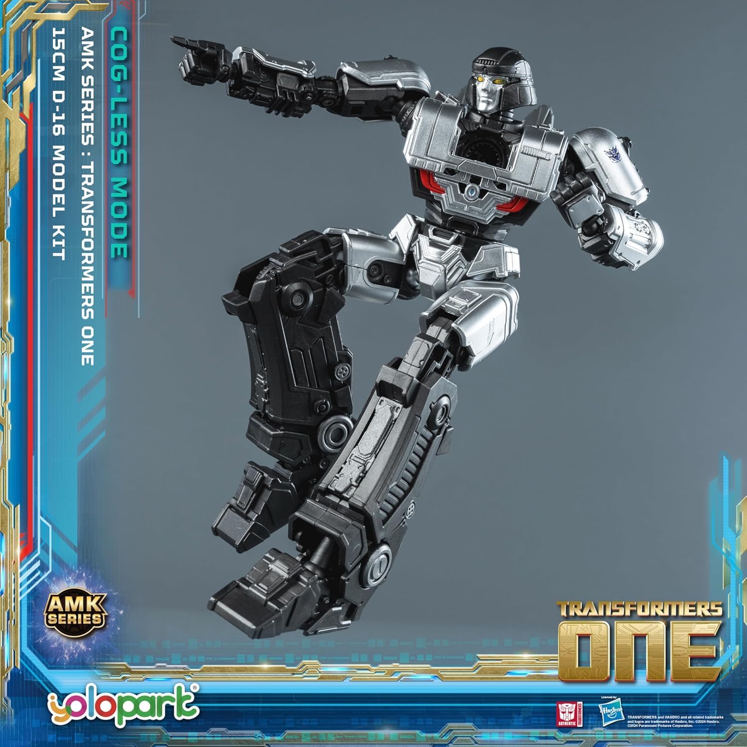 Jouet YOLOPARK Transformers one Megatron amk cog-less model kit 3