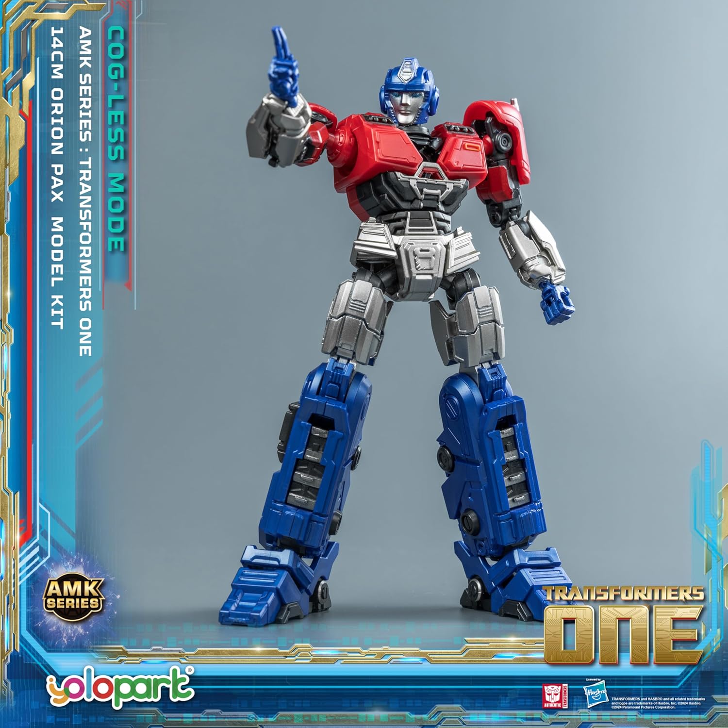 Jouet YOLOPARK Transformers one Orion pax amk cog-less model kit 8