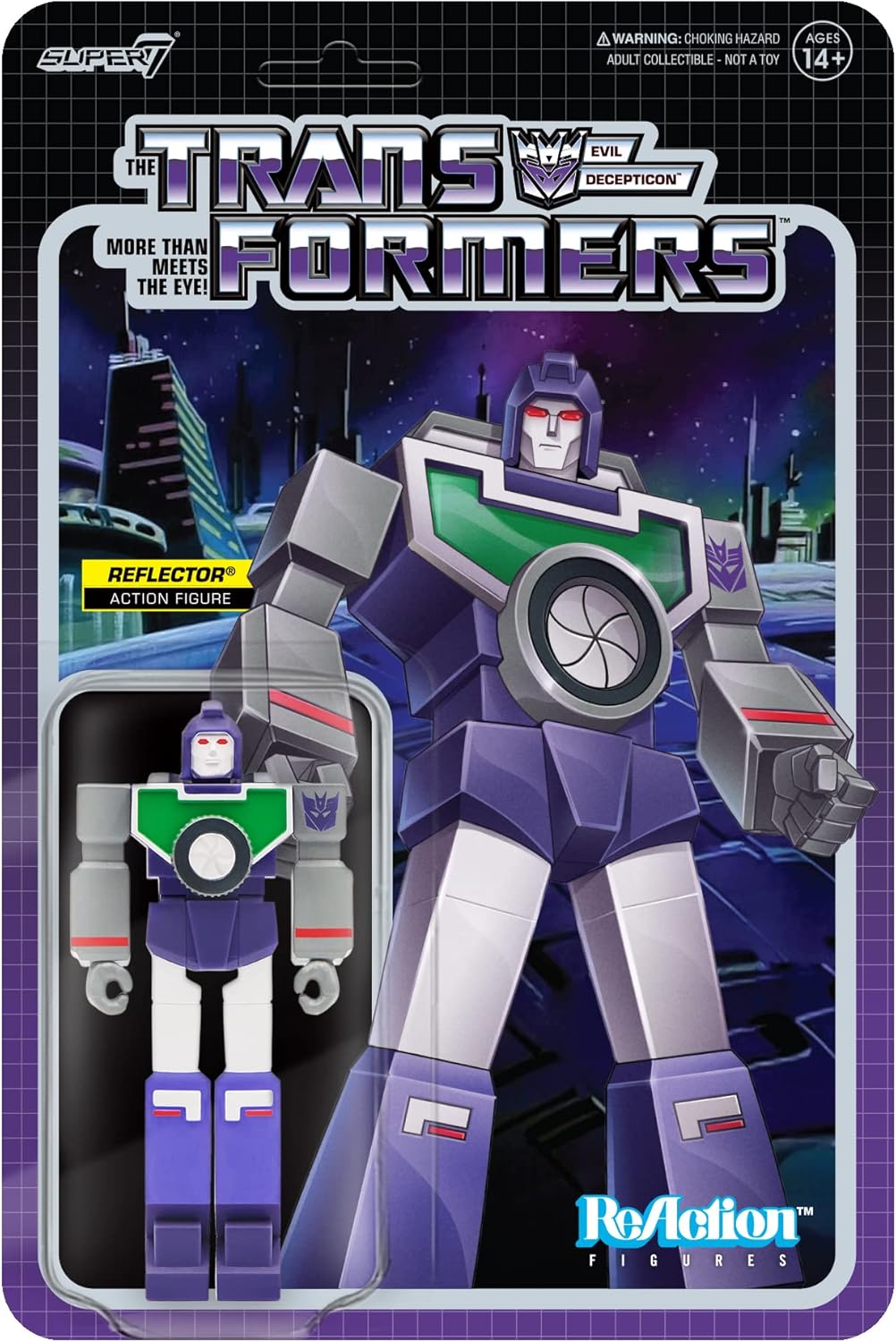 Jouet SUPER7 Transformers reaction wave 5 reflector 1