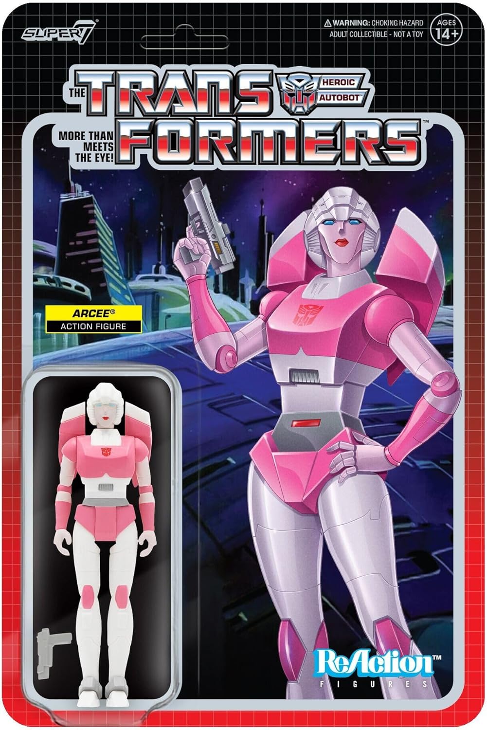 Jouet SUPER7 Transformers reaction wave 5 arcee 1