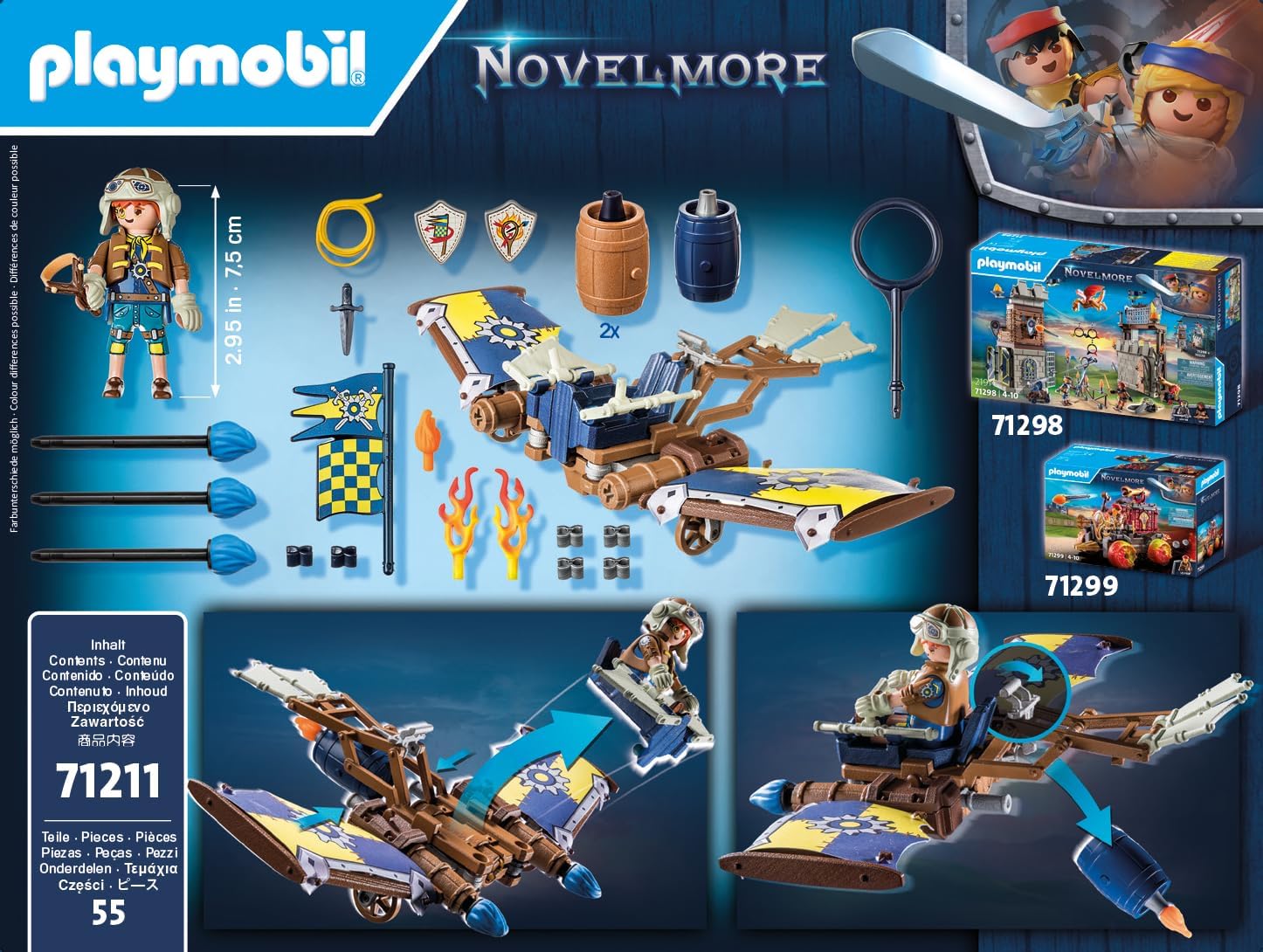 Playmobil - 71211 - Novelmore - Planeur de Dario 2