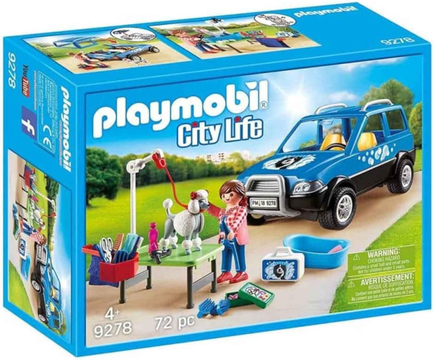 Playmobil - 9278 - City Life - Toiletteuse avec véhicule