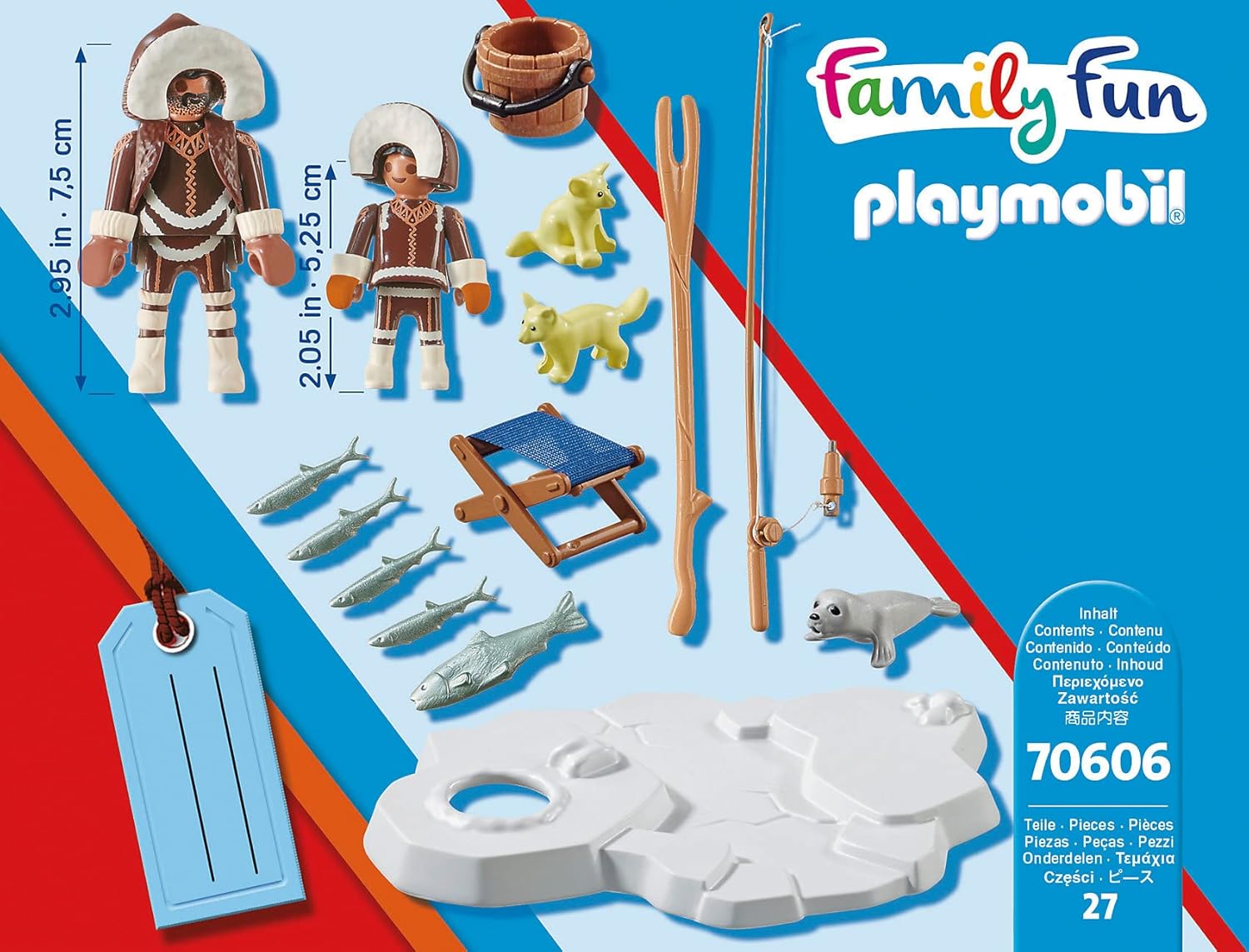 Playmobil - 70606 - Family Fun - Pecheurs Inuits sur glace 2