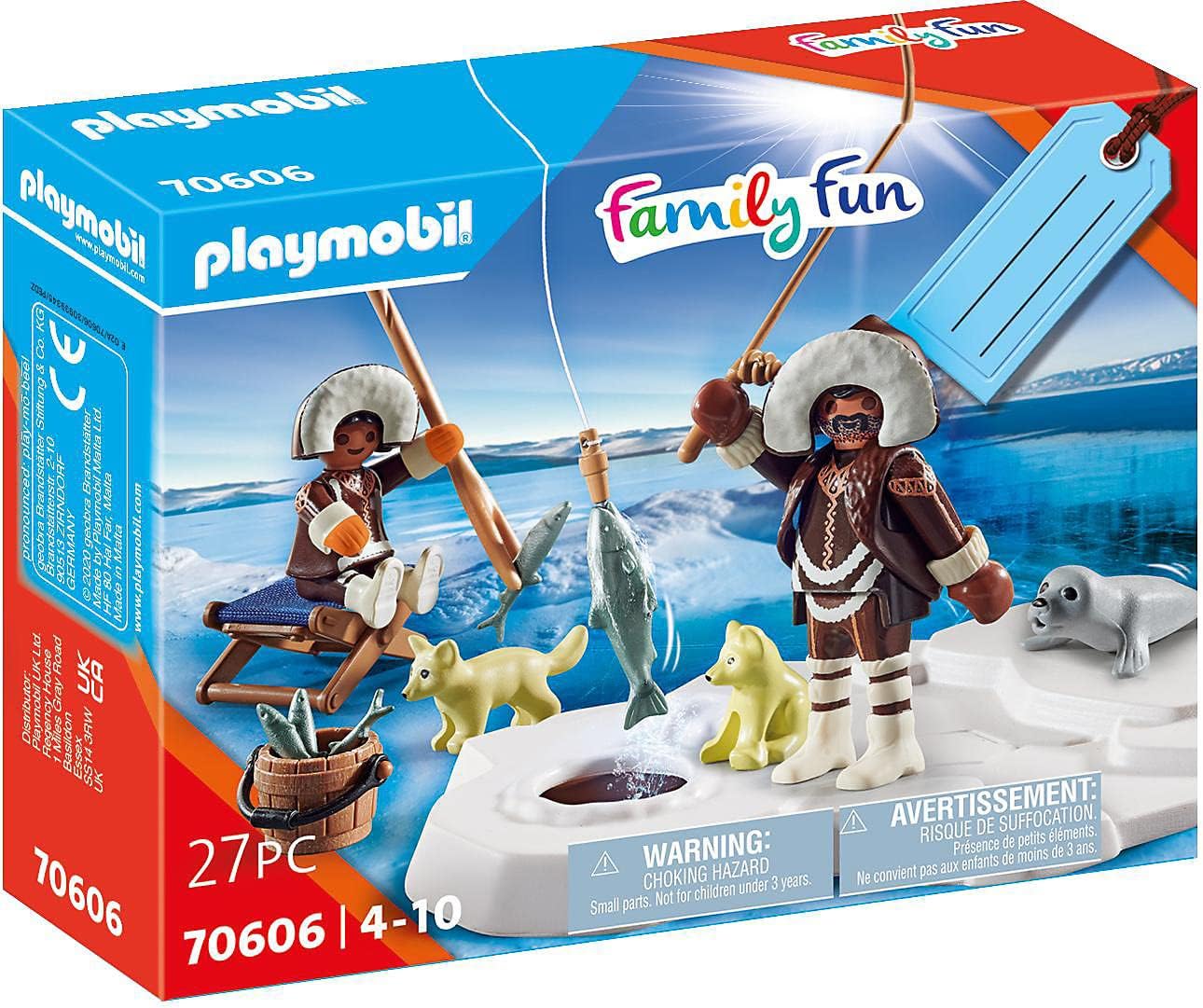 Playmobil - 70606 - Family Fun - Pecheurs Inuits sur glace
