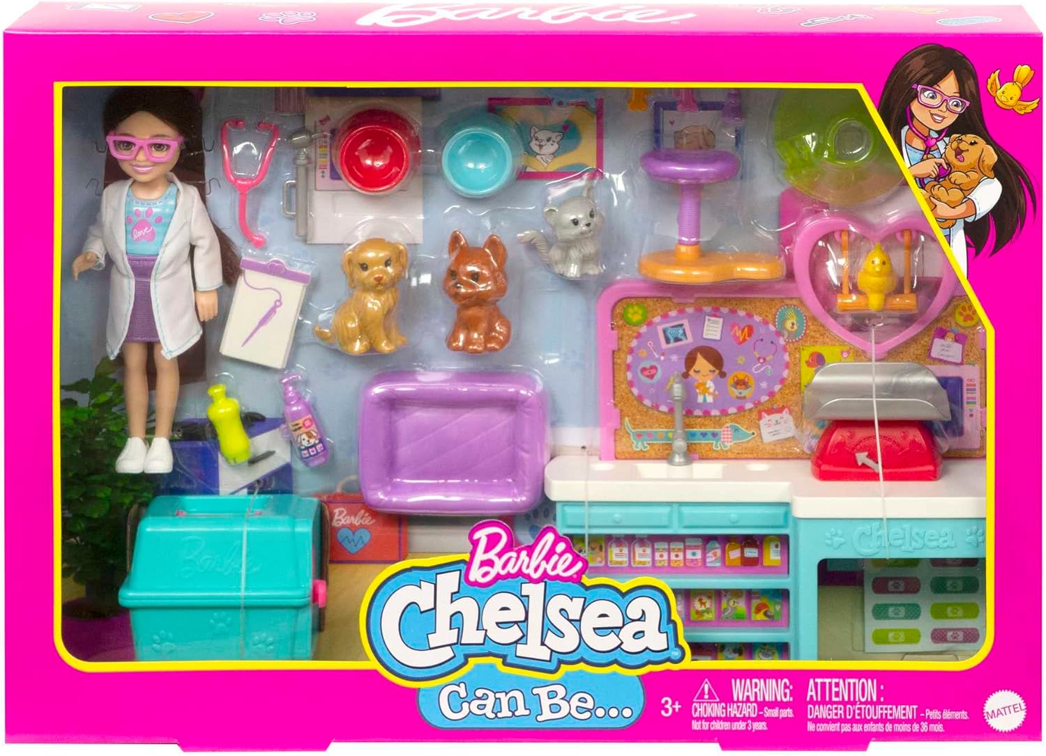 Mattel Barbie Chelsea vétérinaire HGT12