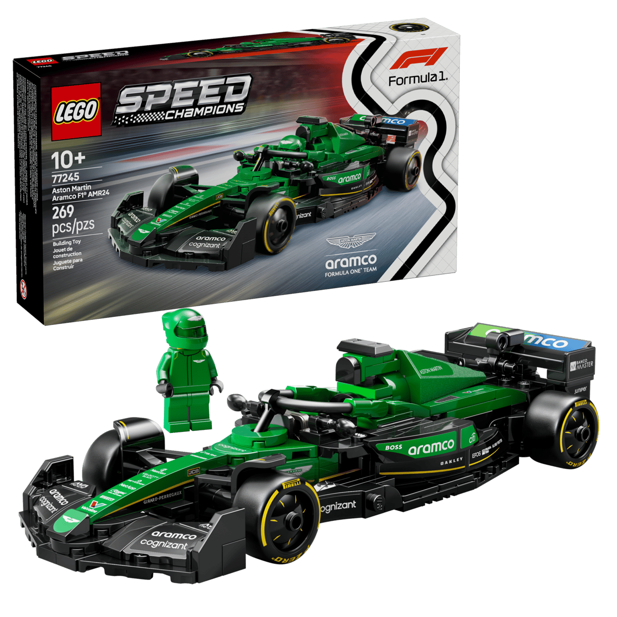 LEGO 77245 Speed champions Aston Martin F1 Aramco AMR24