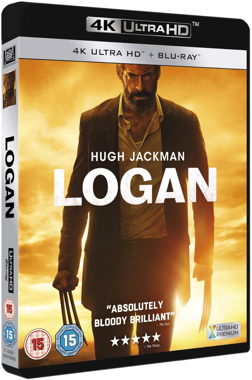 Film fantastique Logan blu-ray 4K