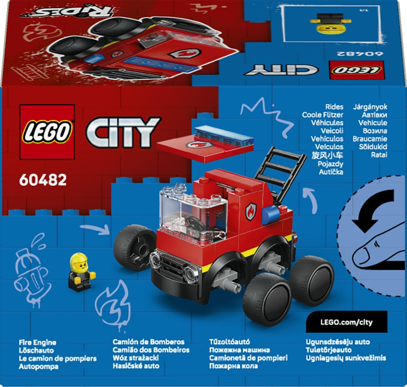 LEGO - 60482 - City - véhicules - camion de pompier 3