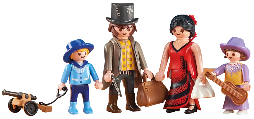 Playmobil - 6323 - Western -Famille du Far-West