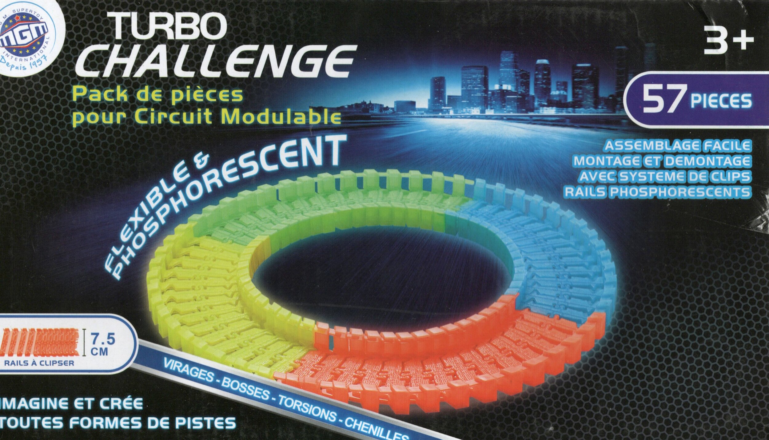 Jouet Turbo Challenge circuit modulable
