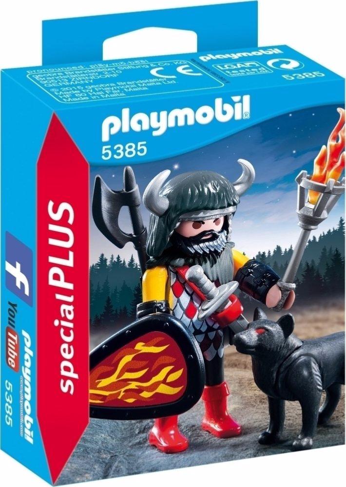 Jouet-Playmobil-5385-Guerrier-avec-Loup-zoom