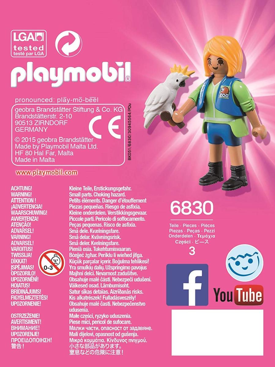 Jouet-playmobil-6830-playmo-friends-Jeune-fille-avec-un-cacatoes-2-zoom