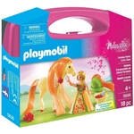 Jouet Playmobil - 5656 - Valisette Princesse et Cheval à coiffer