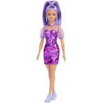 Jouet Mattel - HBV12 - Barbie Fashionistas Poupée Mannequin cheveux violets 2