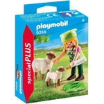 Jouet Playmobil - 9356 - Spécial PLUS - Fermière avec moutons