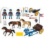 Jouet Playmobil - Western - 5249 - Calèche du capitaine Nordiste 2