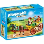 Jouet Playmobil - 6932 - Country - Calèche avec Attelage 1