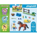 Jouet Playmobil - 70523 - Country - Cavalier avec Poney Brun 2