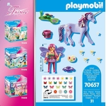 Playmobil - 70657 - Fairies - Licorne avec fée décorative 2