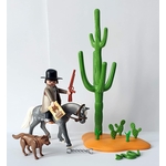 Playmobil - 1003 - Western - Shérif avec cheval, chien, serpent et accessoires (emballage en feuille) 1