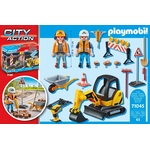 Playmobil - 71045 - City Action - Travaux de chantier ouvriers de voirie 2