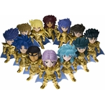 Bandai Tamashii Nations Saints Seiya Les 12 chevaliers d'or Assortiment Mini-Figurines 8cm 1