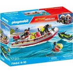 Playmobil - 71464 - City action - Bateau de pompier et scooter des mers 1