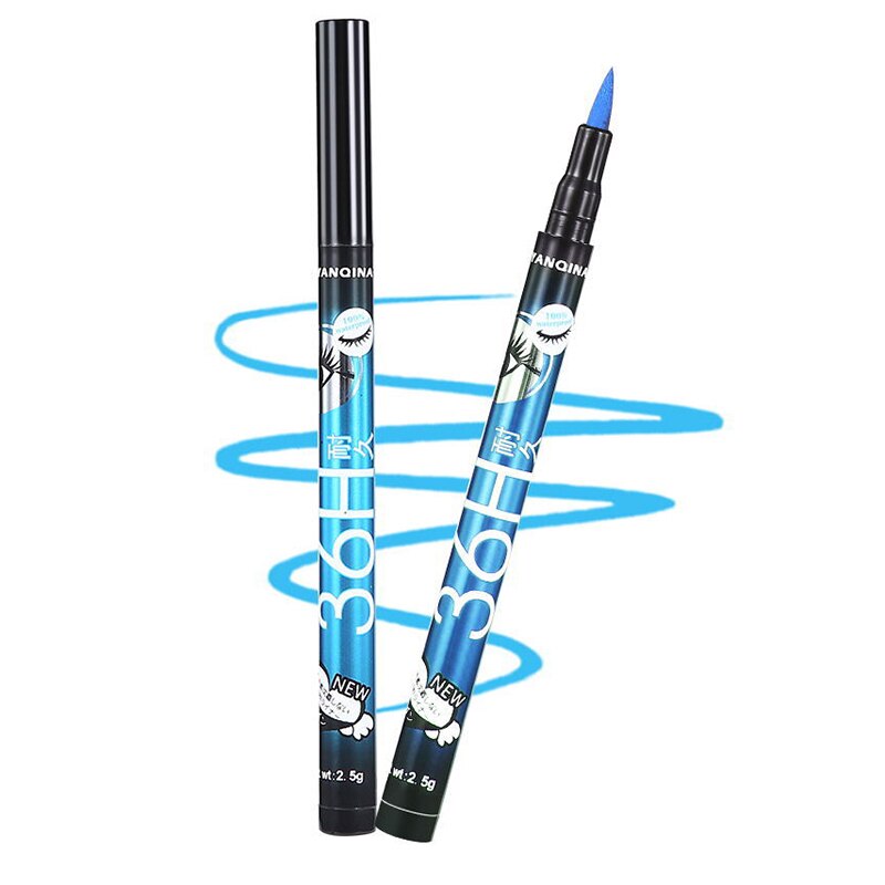 Crayon Eyeliner Liquide Imperméable Professionnel 36h Noir Longue Durée Séchage Rapide Liquide 