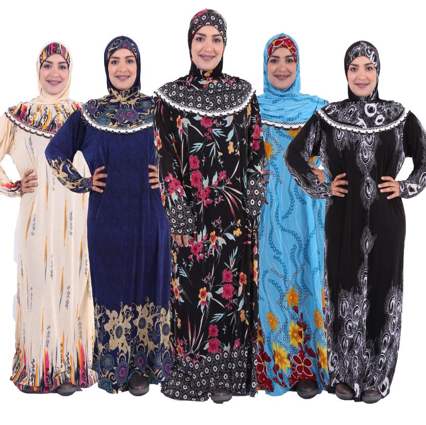 Robe hijab duba  robe islamique  abaya  noire pour femmes 