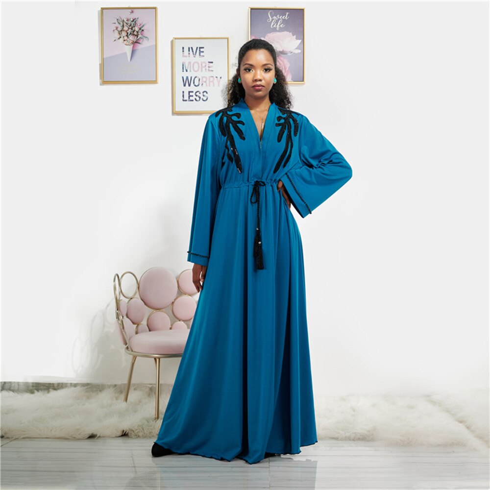 Caftan duba  Abaya  Mode musulmane Hijab Robe Islam  