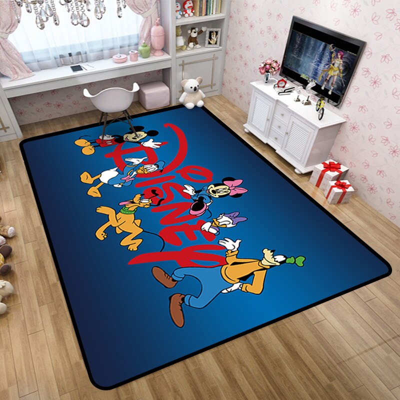 Disney Mickey Mouse Tapis Tapis Dessin Animé Mignon Minnie Enfants ...