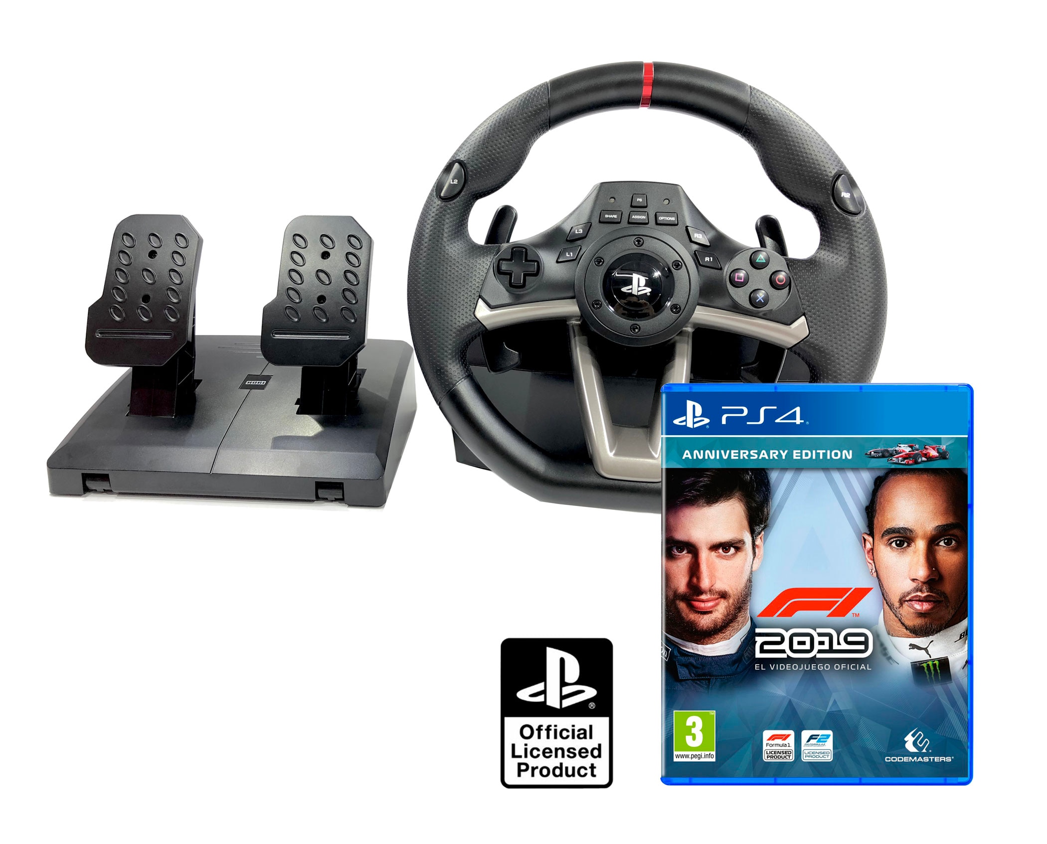 Volant-moteur-PS4-licence-originale-PlayStation-4-RWA-Apex-formule-1-2019-F1-2019