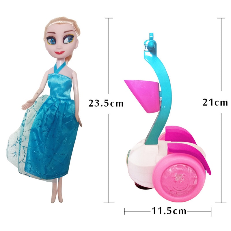 Jouets Princesse Disney Reine Des Neiges Anna Elsa Mini Voiture De Balance Musique Avec