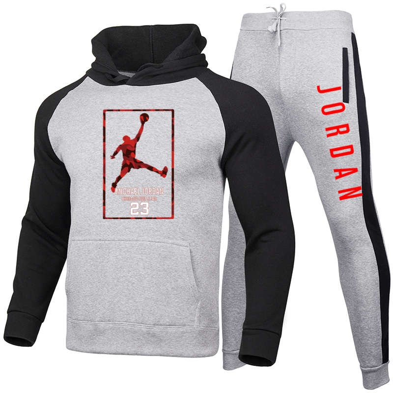 Sweat-shirt-capuche-en-laine-pour-hommes-ensemble-de-v-tements-de-sport-Jordan-23-pantalon