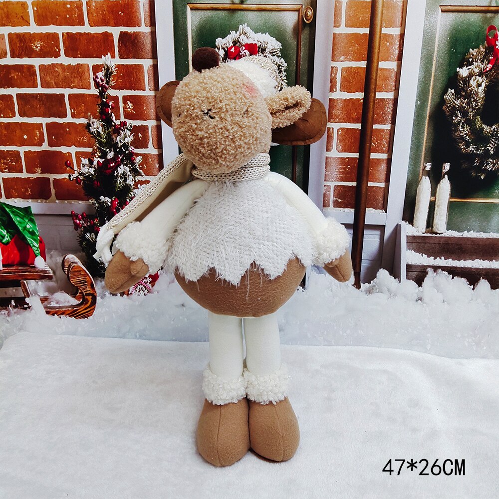 URFEDA Bonhomme de Neige Qui Danse, Chantants Repete Parle Jouets en  Peluche de Noël Poupée de Noël Anniversaire Noël Baptême