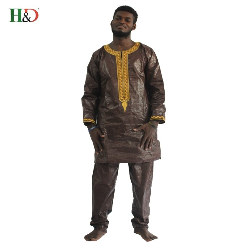 H And D – Vêtements Africains En Tissu Pour Hommes Dashiki Costume En