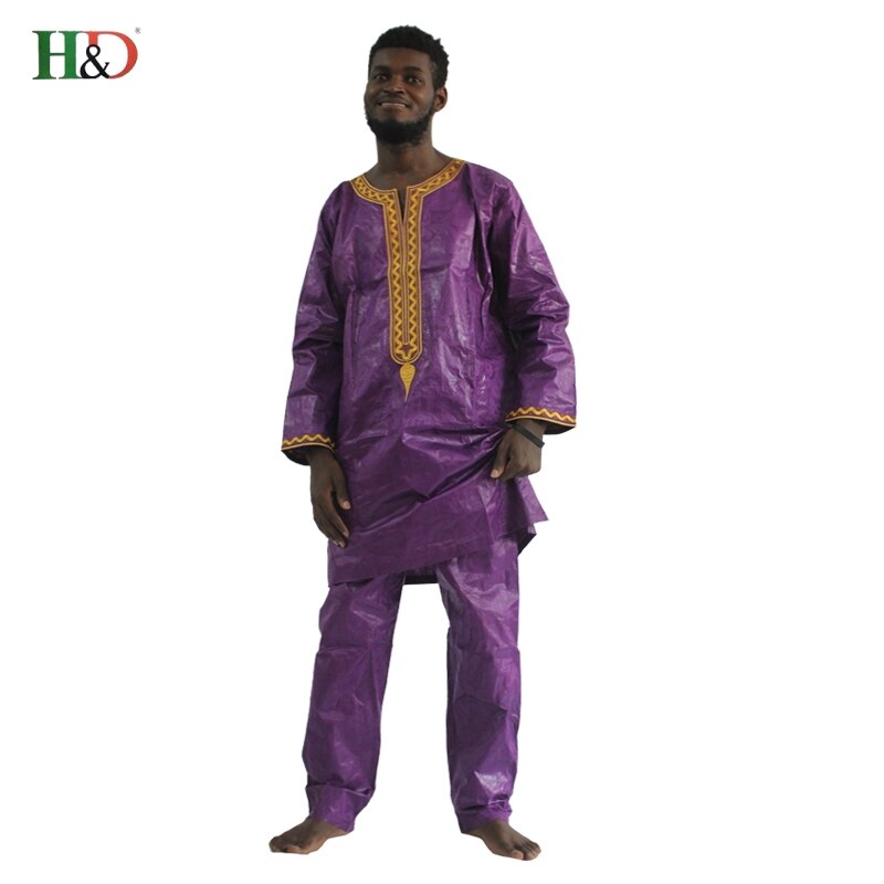 H And D – Vêtements Africains En Tissu Pour Hommes Dashiki Costume En