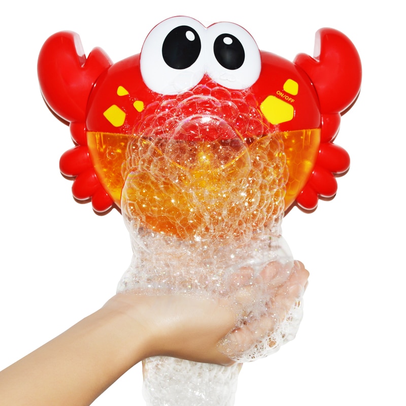 Jouet De Bain Amusant Pour Bebe Crabe A Bulles Machine A Savon Baignoire De Piscine Jouets De Salle De Bain Pour Enfants Jouets Et Enfants Ventelh