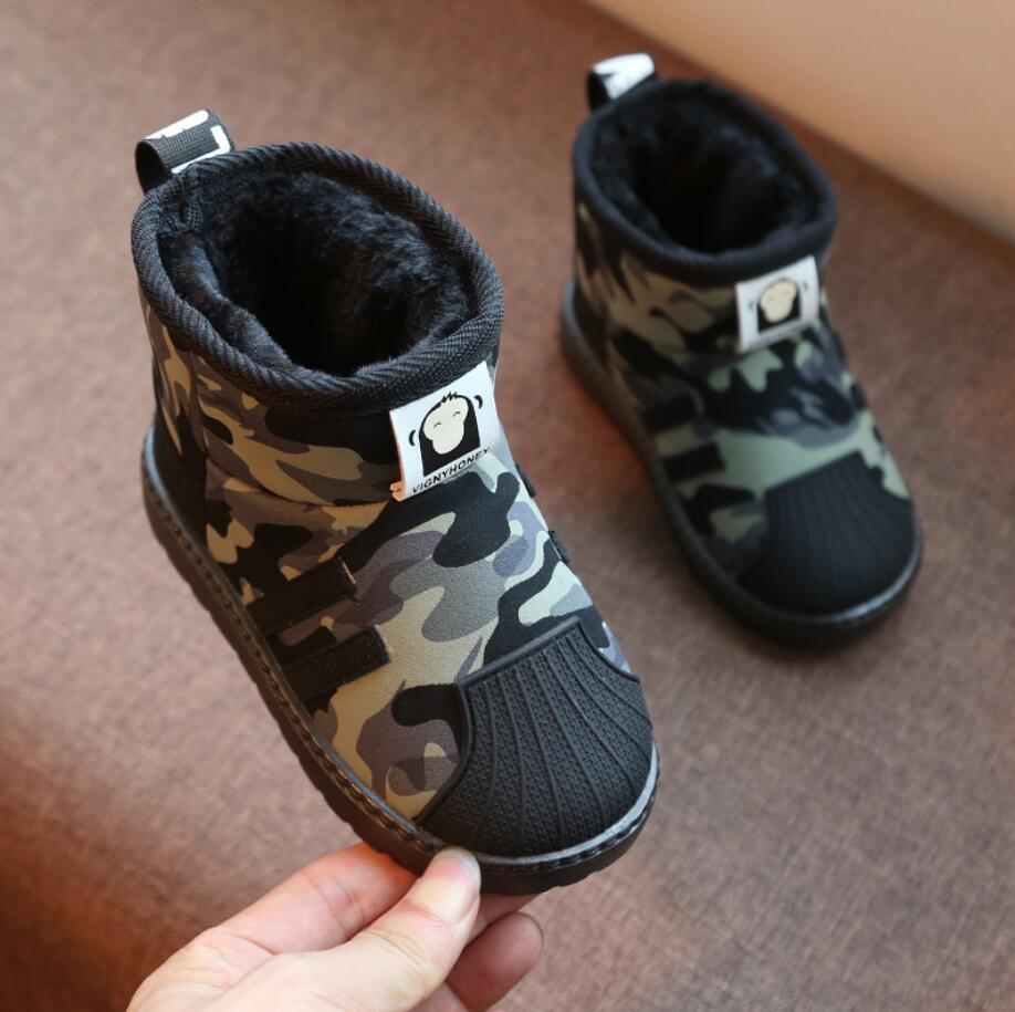 Auxma Bottines de bébé Bébé Filles Hiver Chaud Neige Chaussures Chaussures de Noël pour bébés pour 0-18 Mois 