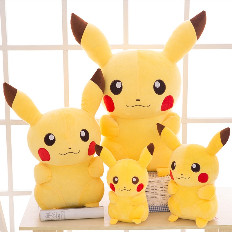 Takara Tomy Pikachu En Peluche Cadeau De Noel Et D Anniversaire Pokemon Jouet Poupee Anime Film Japon Pour Enfant Jouets Et Enfants Ventelh