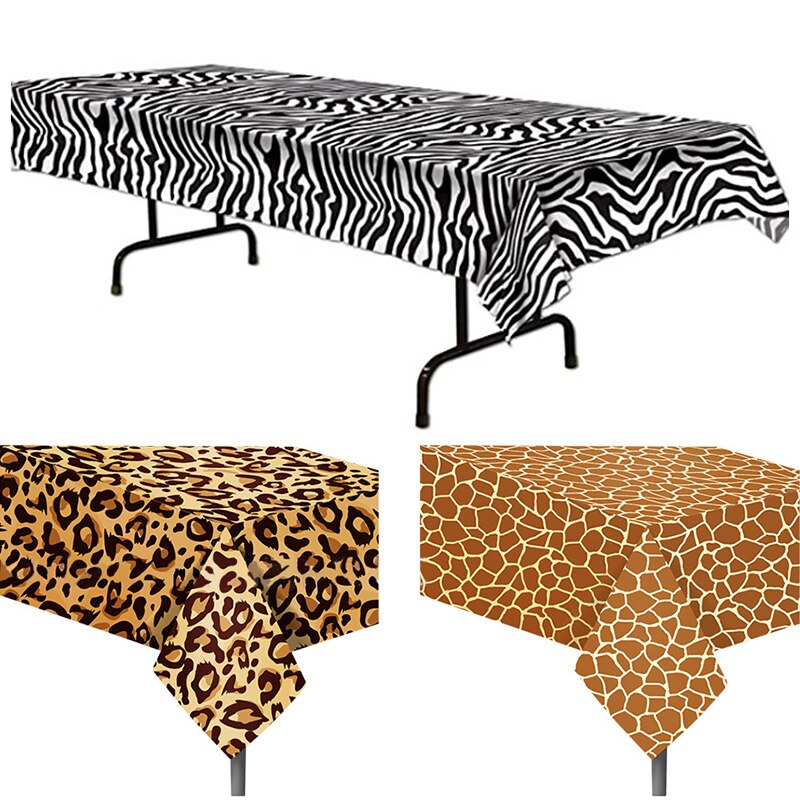 Import En Cours De Nappe De Table Jetable Créative Avec Imprimés De Tigre Zèbre Cerf