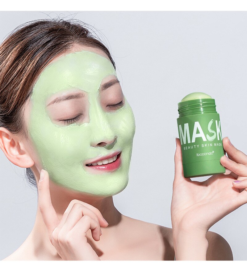 Masque Facial Propre Au Thé Vert Beauté De La Peau Hydratant Bâton De Points Noirs Contrôle 2371