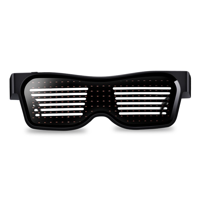 Bluetooth-APP-LED-lunettes-rougeoyantes-lampe-f-te-Club-anniversaire-lunettes-magiques-lampe-Rechargeable-App-contr