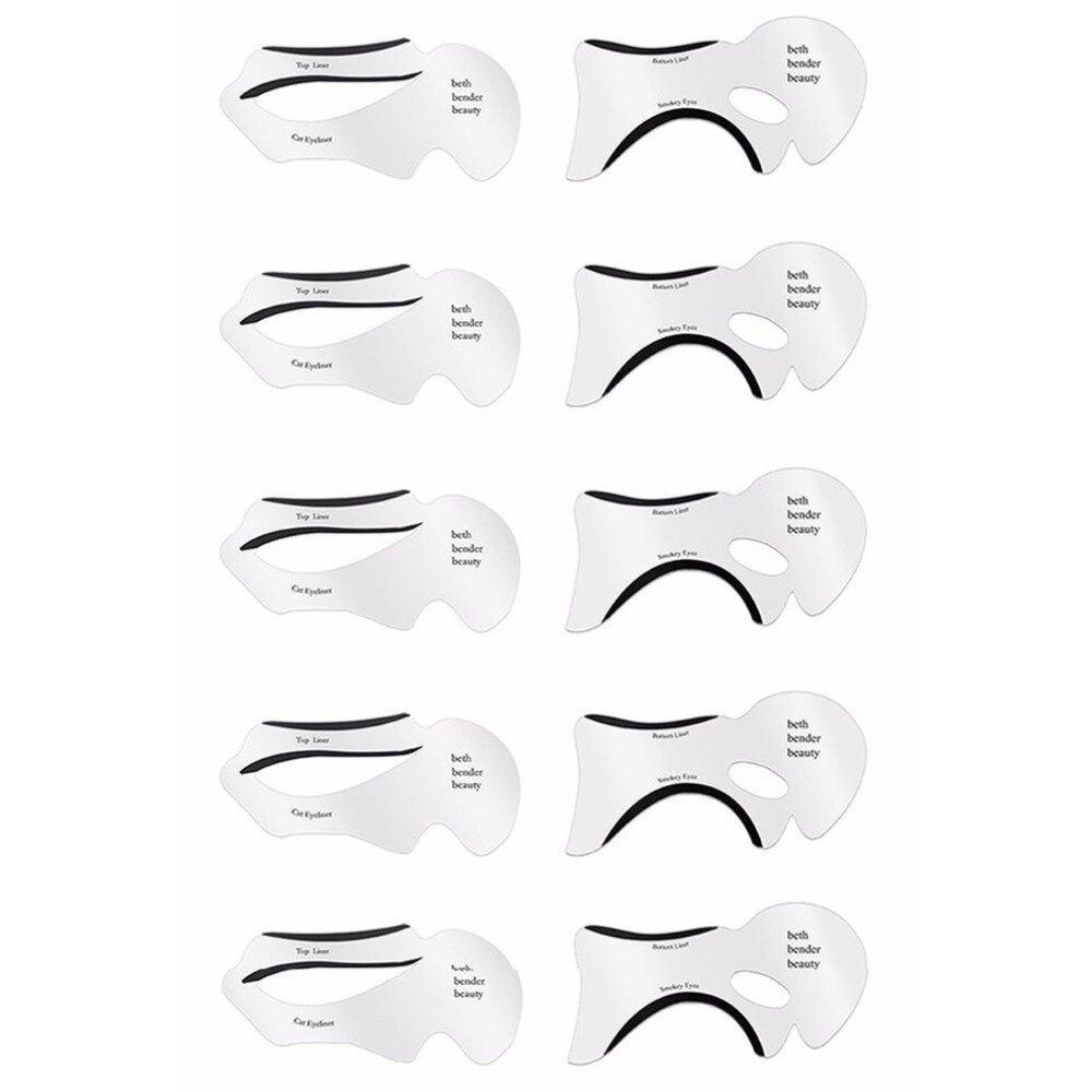 Eyeliner-de-chat-ombre-paupi-res-Smokey-Guide-de-dessin-pochoir-r-utilisable-pour-Liner-pour