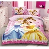 Parure-de-lit-Disney-cendrillon-Bella-princesse-raiponce-pour-filles-housse-de-couette-drap-de-lit