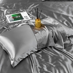Parure-de-lit-couleur-unie-ensemble-de-literie-de-luxe-drap-et-taies-d-oreiller-housse