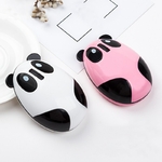 Souris-optique-sans-fil-Rechargeable-silencieuse-ergonomique-USB-rose-en-forme-de-Panda-pour-ordinateur-portable