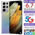 Galax-Smartphone-S21-Ultra-de-6-7-pouces-t-l-phone-portable-4G-5G-reconnaissance-faciale