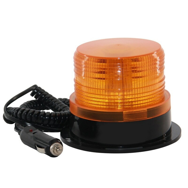 Eclairage de Sécurité Lampe d'Urgence Rond Flash pour Eviter Accident Orange 
